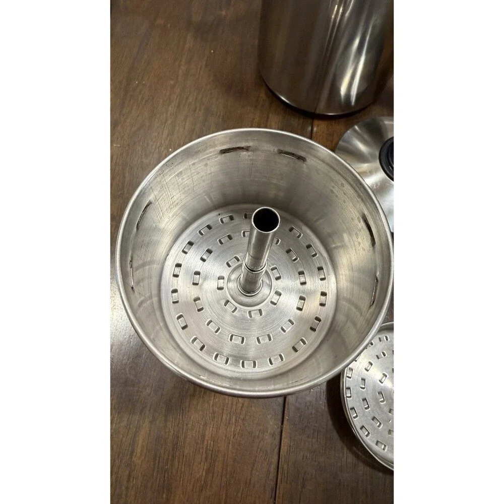 Farberware Yosemite Stainless Steel 8 Cup Stovetop Coffee Percolator
